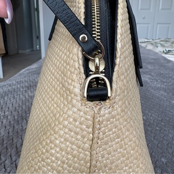 Kate Spade Olive Drive Straw Lottie Satchel - Picture 10 of 17
